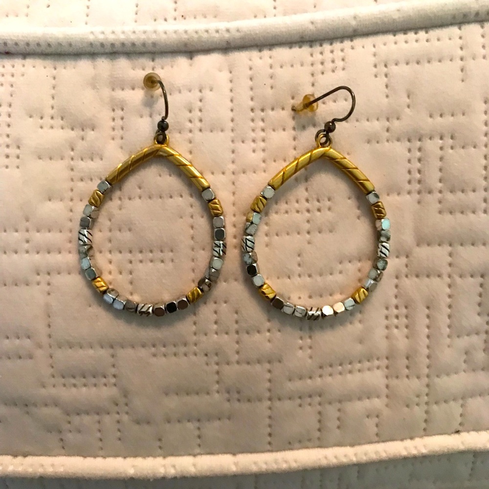 Earrings silver/gold color